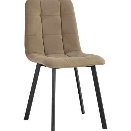 Стул Oliver Square велюр капучино