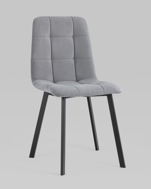 Стул Oliver Square велюр серый — изображение 2