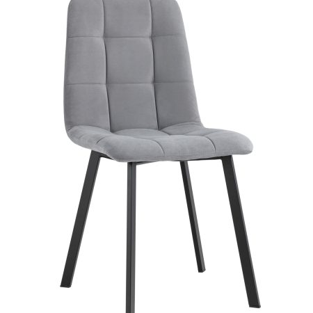 Стул Oliver Square велюр серый