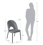 Стул Olivia латте — изображение 4