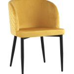 Стул Оскар велюр оранжевый