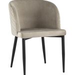 Стул Оскар велюр шампань