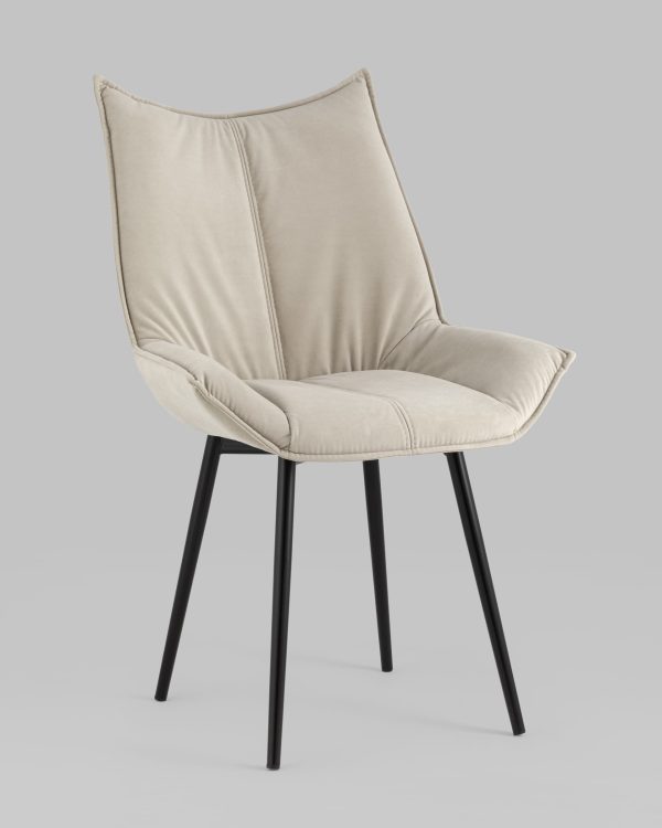 Стул Осло велюр бежевый — изображение 2