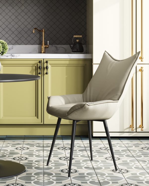 Стул Осло велюр бежевый — изображение 3