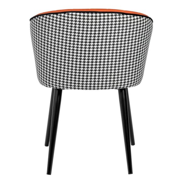 stul-paola-oranzhevyj-s-zhakkardom-3 Стул Paola оранжевый с жаккардом — изображение 4