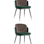 Стул Пенелопа зеленый 2 шт