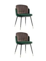 Стул Пенелопа зеленый 2 шт