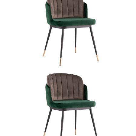 Стул Пенелопа зеленый 2 шт