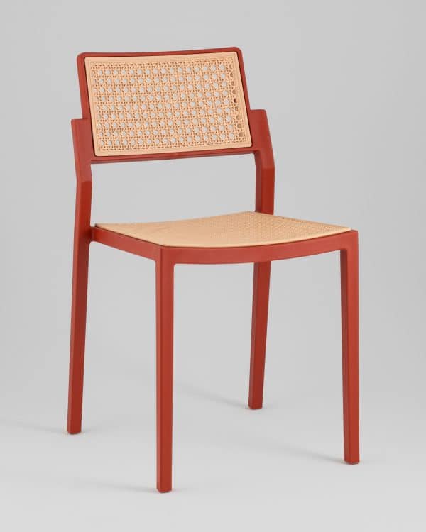 Стул пластиковый Milto красный — изображение 2