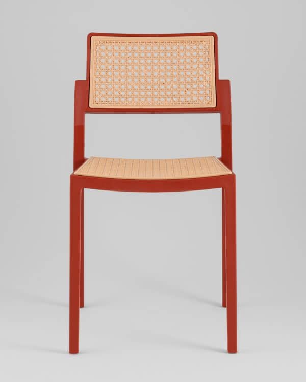 Стул пластиковый Milto красный — изображение 3