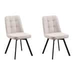 Стул Pleid вращающийся кремовый 2 шт.