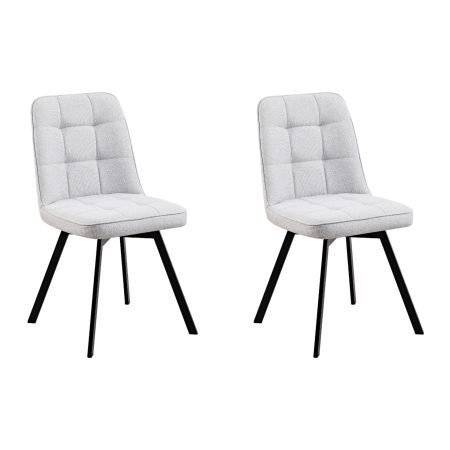 Стул Pleid вращающийся серый 2 шт.