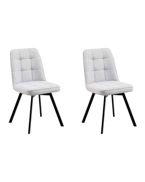 Стул Pleid вращающийся серый 2 шт.