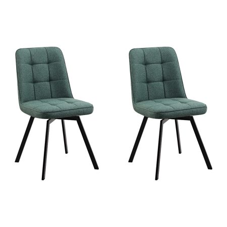 Стул Pleid вращающийся зеленый 2 шт.