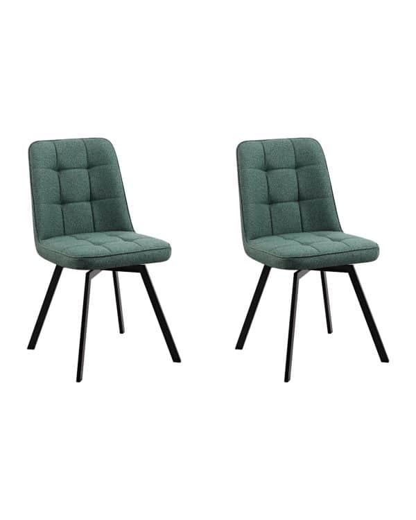 Стул Pleid вращающийся зеленый 2 шт.