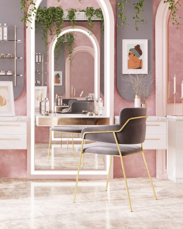 Стул Полин светло-серый — изображение 3