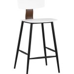 Стул полубарный ANT белый