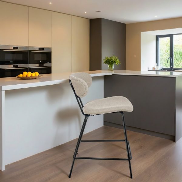 Стул полубарный Ant букле латте — изображение 2