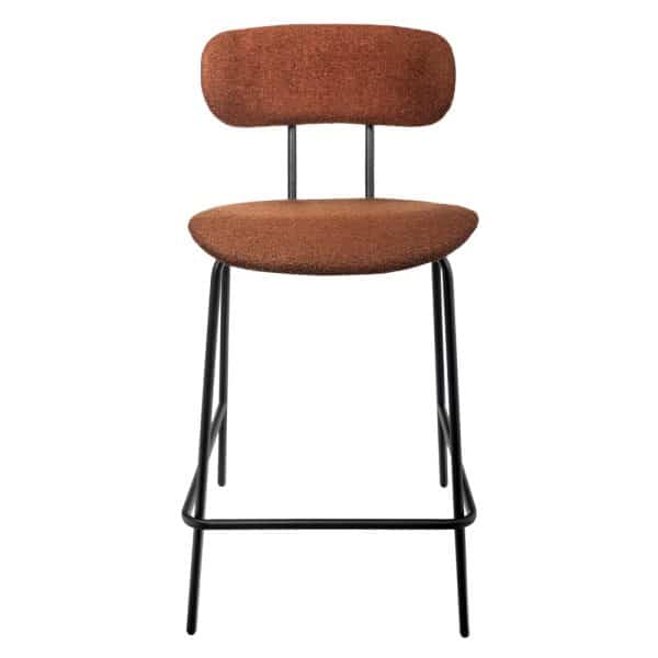 Стул полубарный Ant букле терракотовый — изображение 3