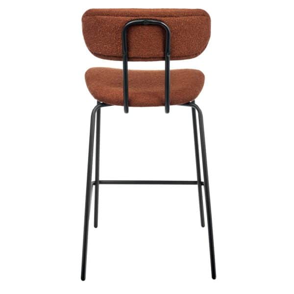 Стул полубарный Ant букле терракотовый — изображение 5