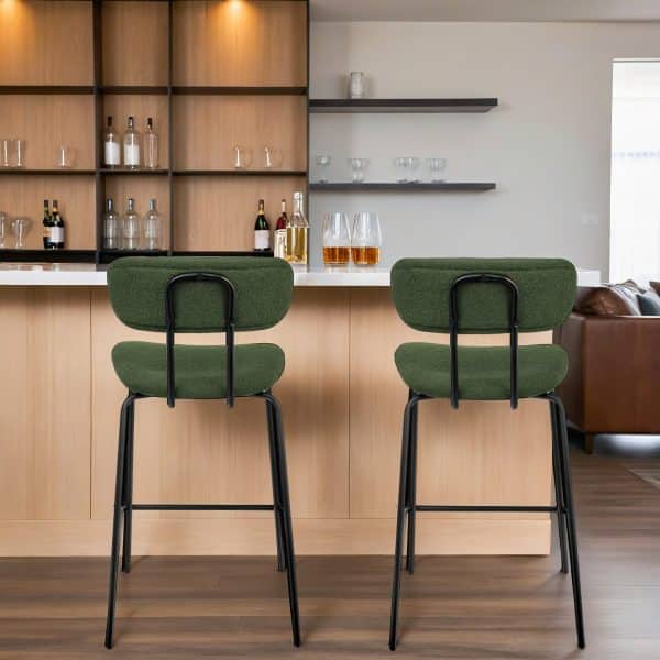 Стул полубарный Ant букле зеленый — изображение 2