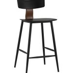 Стул полубарный ANT черный