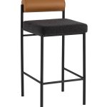 Стул полубарный Балла темно-серый