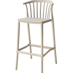 Стул полубарный Campo пластик бежевый