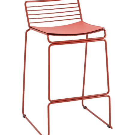Стул полубарный Danny бордовый с подушкой