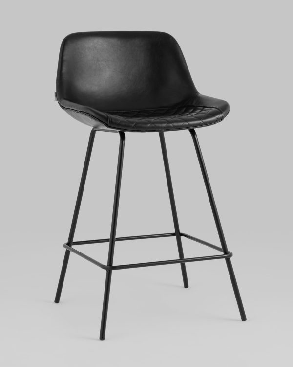 Стул полубарный Деймон экокожа черный — изображение 2