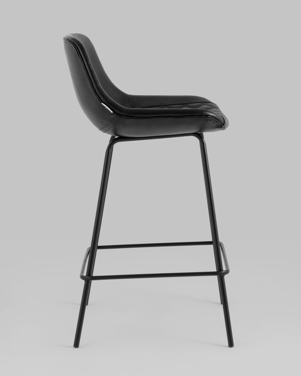 Стул полубарный Деймон экокожа черный — изображение 3
