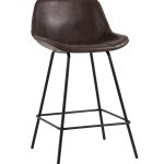 Стул полубарный Деймон экокожа коричневый