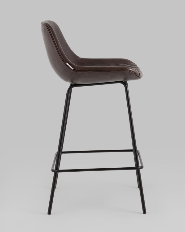 Стул полубарный Деймон экокожа коричневый — изображение 3