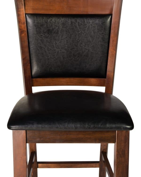 Стул полубарный DOBRIN ALAN COUNTER, эспрессо, чёрный — изображение 5