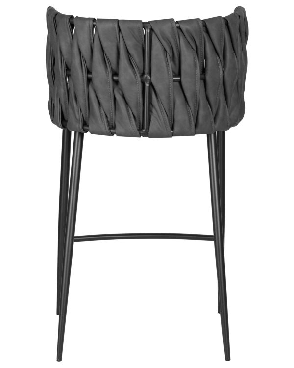 stul-polubarnyj-dobrin-amelia-counter-seraja-tkan-f-48-temno-seryj-vintazhnyj-pu-mf-12-4 Стул полубарный DOBRIN AMELIA COUNTER, серая ткань (F-48), темно-серый винтажный PU (MF-12) — изображение 5