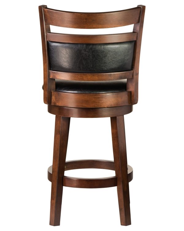 Стул полубарный DOBRIN BUDDY BAR, эспрессо, чёрный — изображение 4