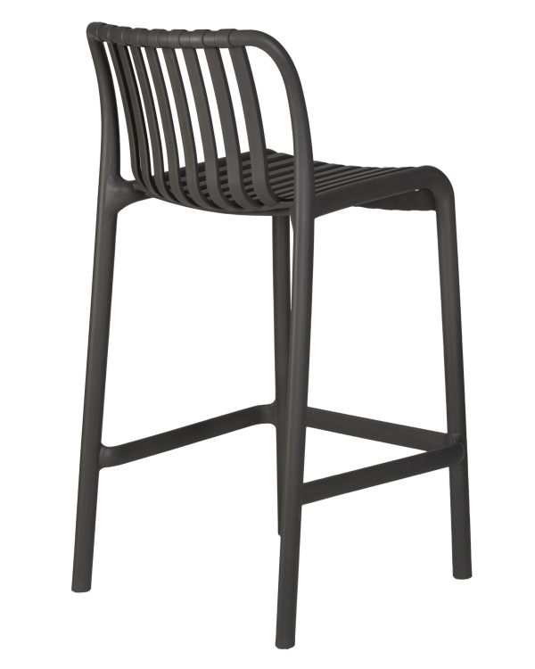 Стул полубарный DOBRIN CHLOE, темно-серый — изображение 4