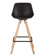 Стул полубарный DOBRIN RONNI, ножки светлый бук, черный (B-03) — изображение 5