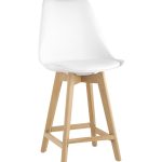 Стул полубарный FRANKFURT белый