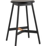 Стул полубарный Knobb черный