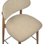 Стул полубарный Lucas 3 латте букле ножки цвета орех — изображение 5