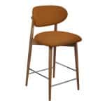 Стул полубарный Lucas 3 терракотовый букле
