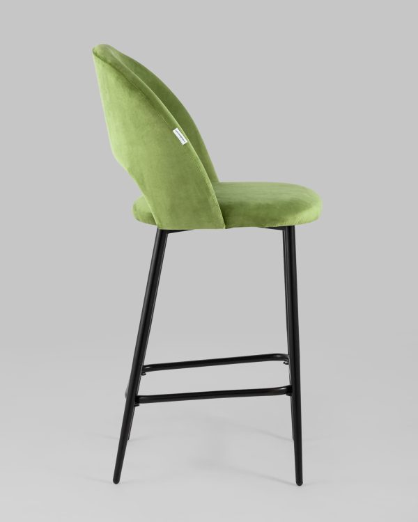 Стул полубарный Меган велюр травяной — изображение 3
