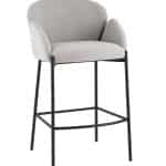 Стул полубарный Melia светло-серый