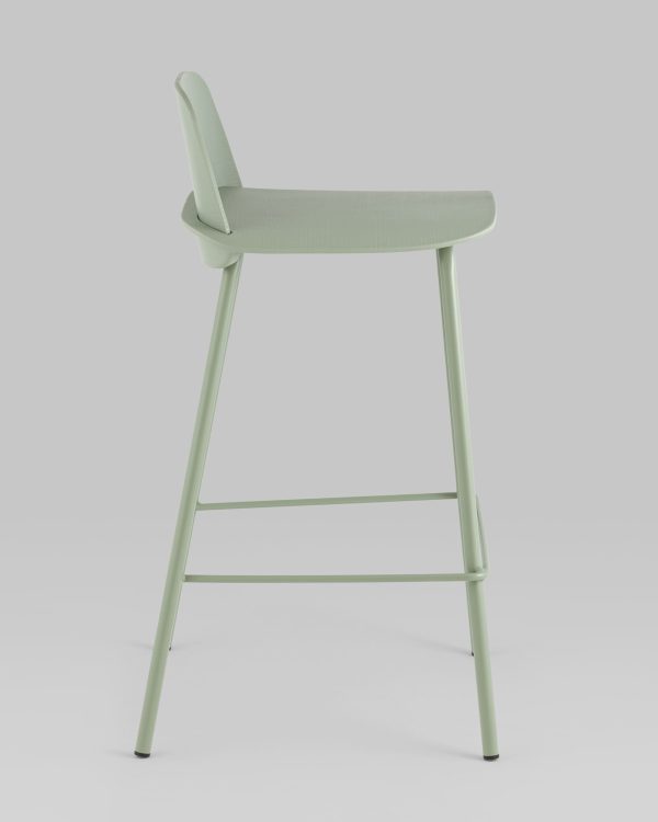 Стул полубарный Mist серо-зеленый — изображение 3