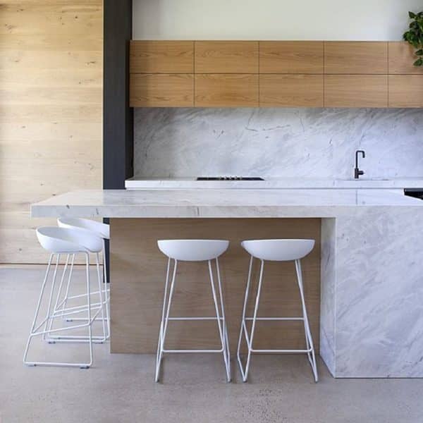 Стул полубарный Neo белый с белыми ножками — изображение 2