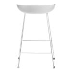 Стул полубарный Neo белый с белыми ножками — изображение 5