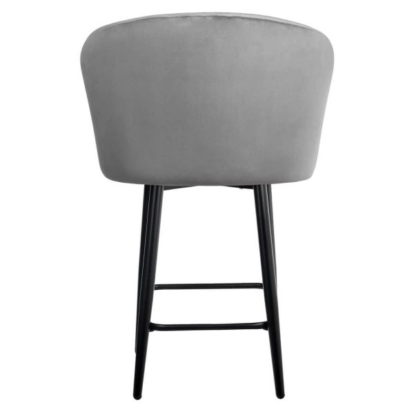 Стул полубарный Paola темно-серый — изображение 4