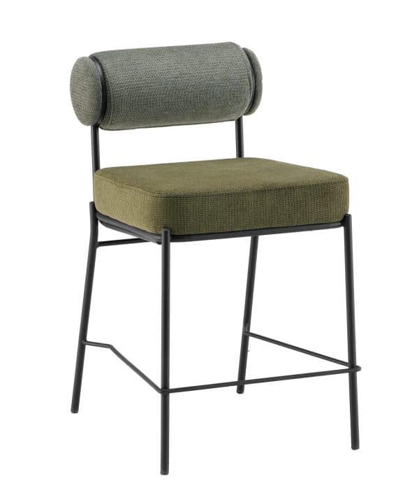 Стул полубарный Ponpoun зелёный