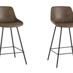 Стул полубарный TEXAS экокожа коричневый 2 шт.